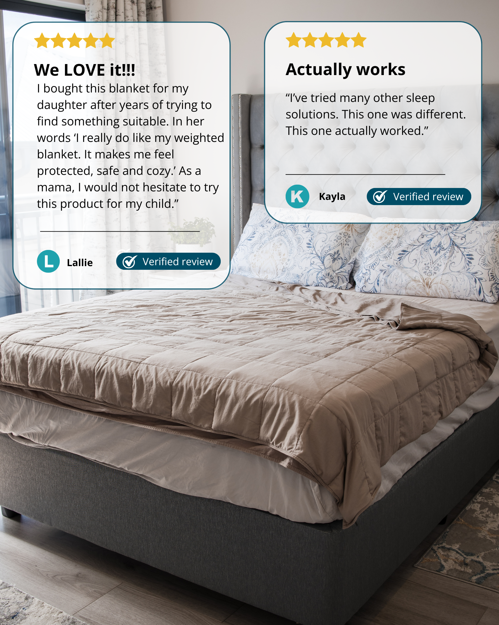 The Signature Collection Weighted Blanket | Egyptian Cotton