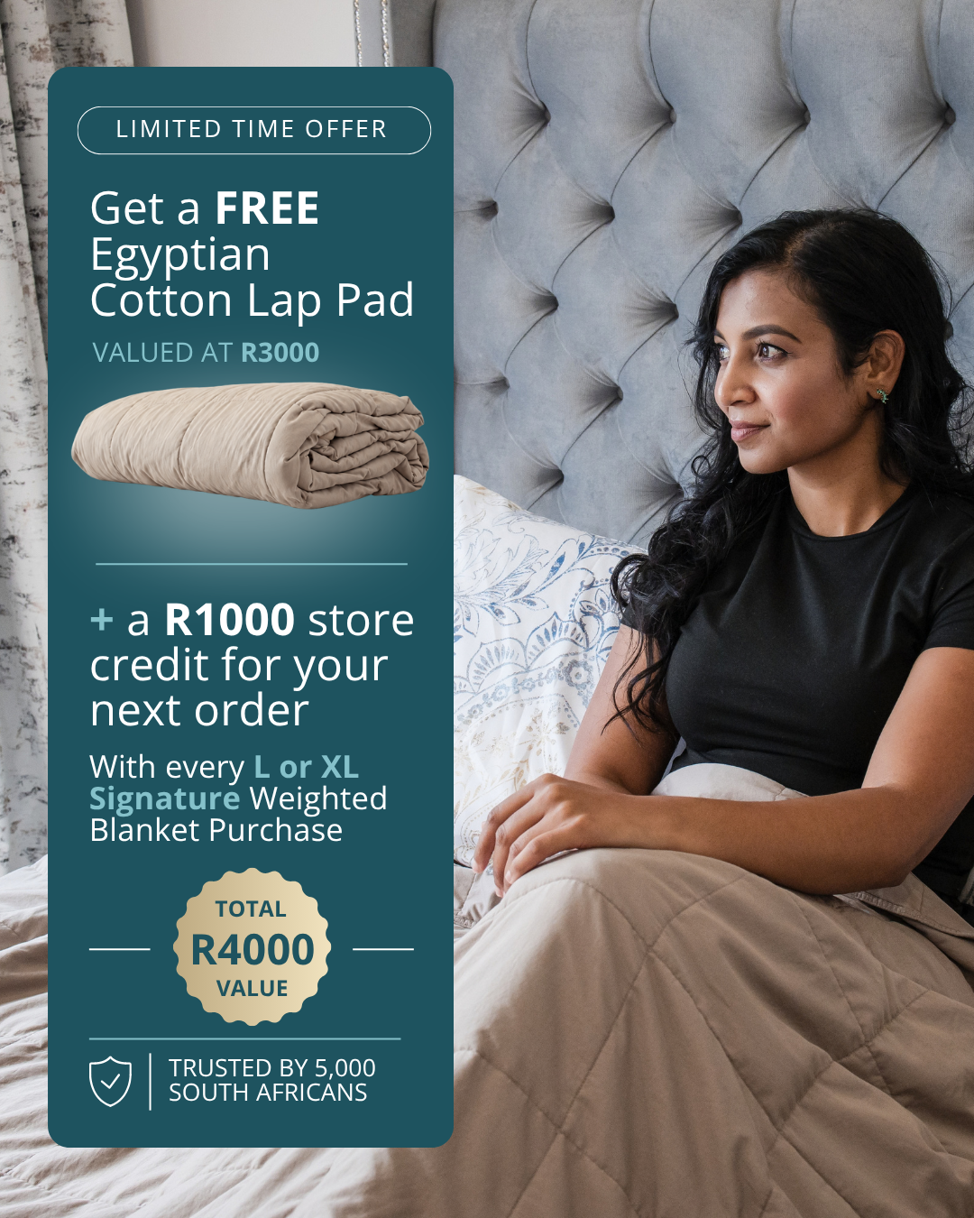 The Signature Collection Weighted Blanket | Egyptian Cotton